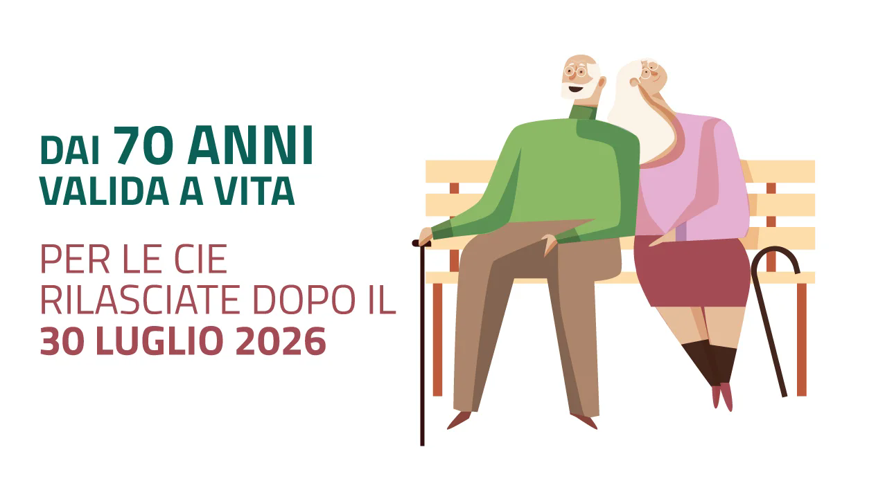 CIE senza scadenza per gli over 70